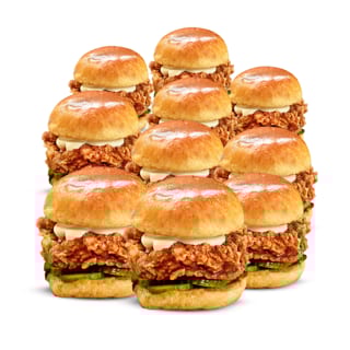 10 Crispy Chicken Sliders